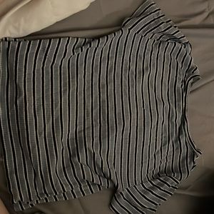 stripped crop top